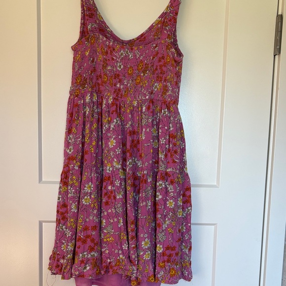 Japna Charming Pink Floral Smocked Sundress Size S - Picture 6 of 10